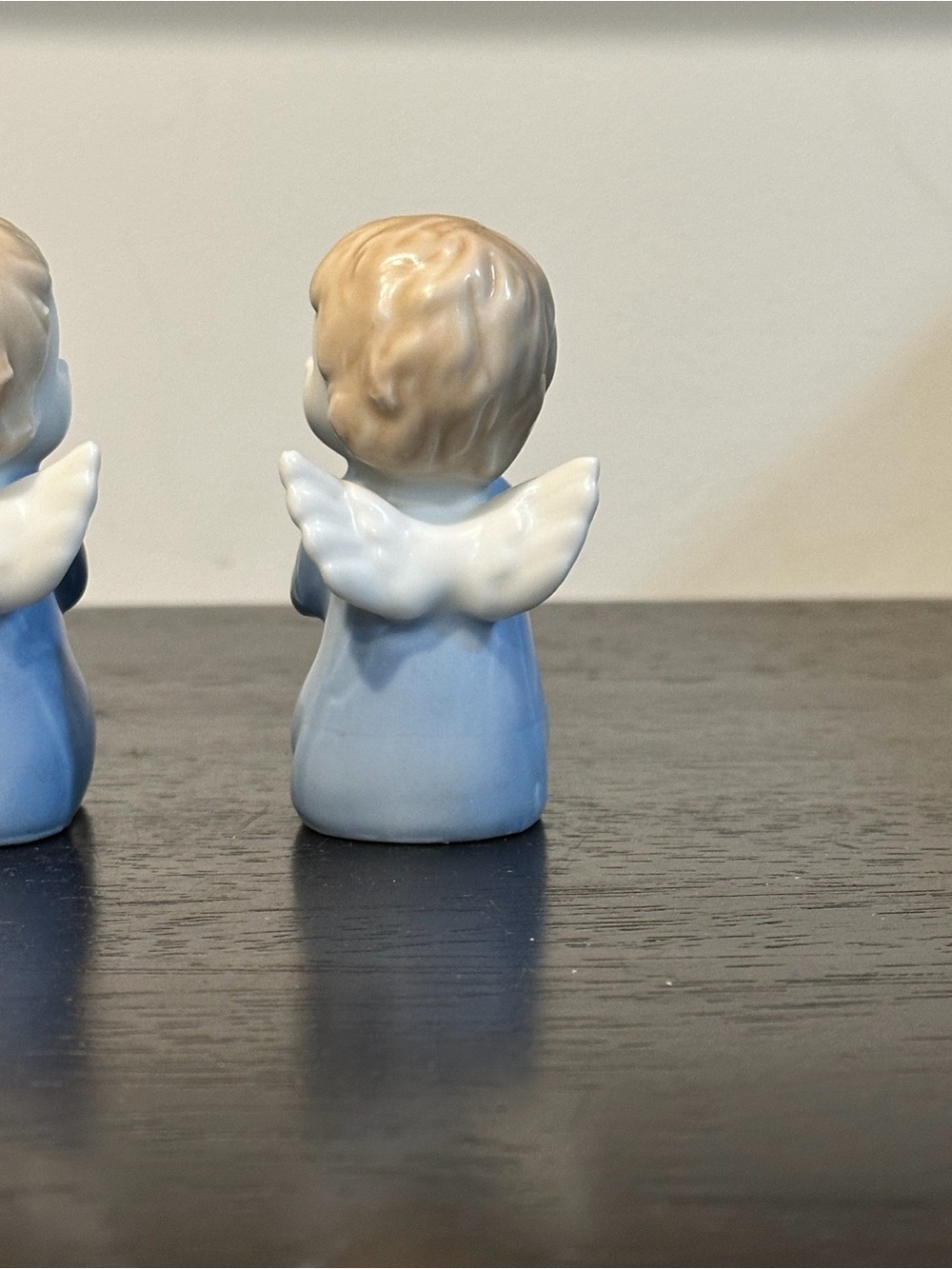 Colonial Candle Blue Angel Pair Tealight Holders - Picture 5 of 10